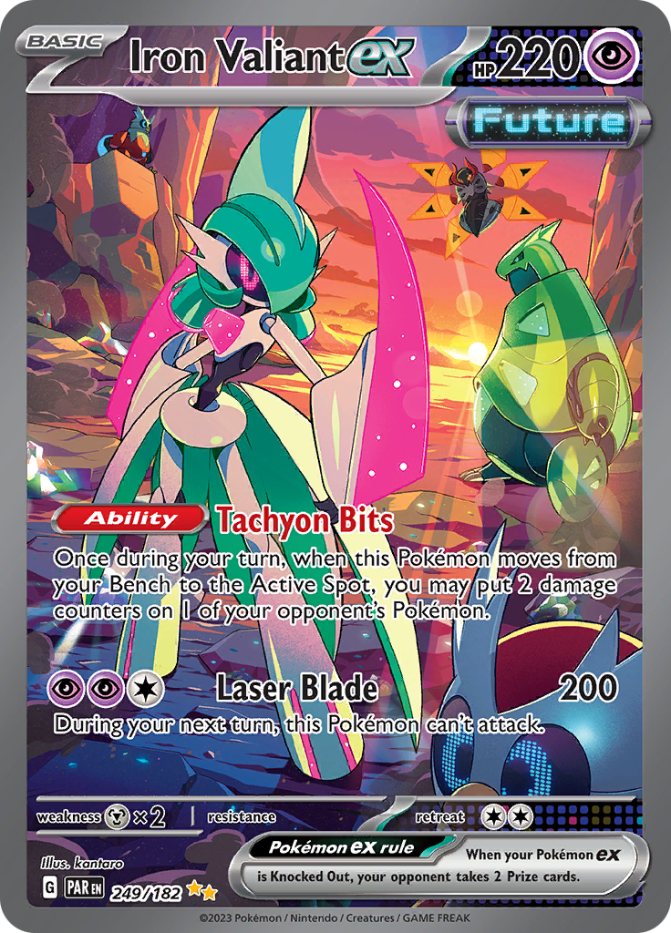 Iron Valiant ex (249/182) [Scarlet & Violet: Paradox Rift] | Tabernacle Games