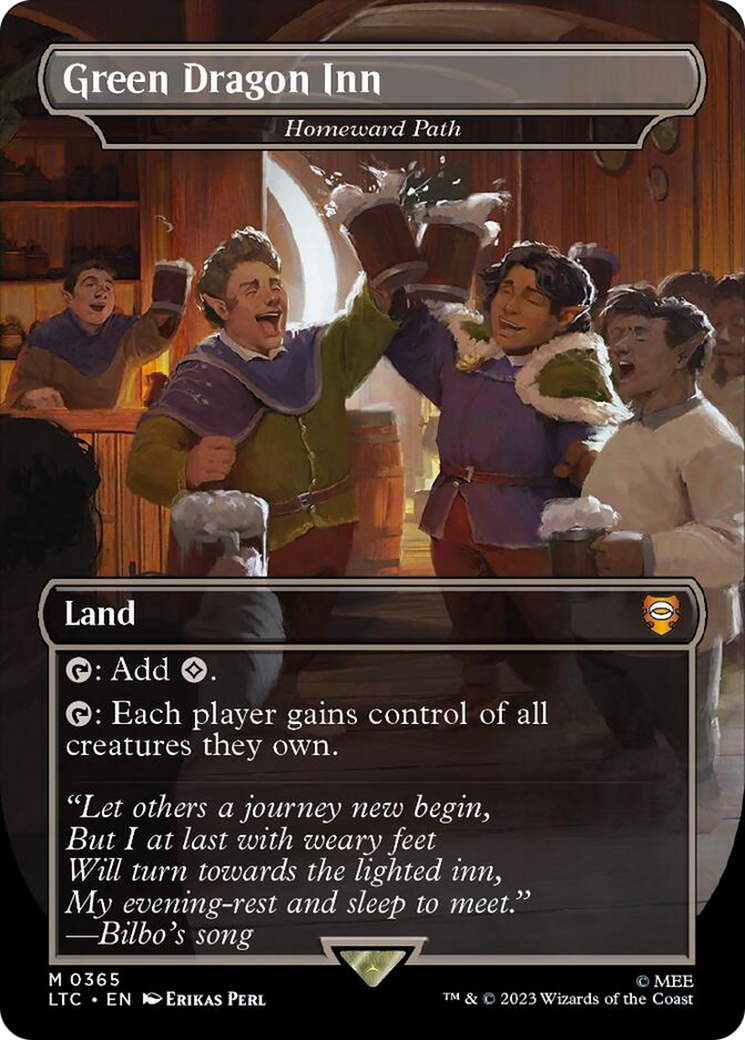 Green Dragon Inn - Homeward Path [The Lord of the Rings: Tales of Middle-Earth Commander] | Tabernacle Games