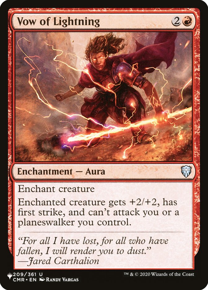 Vow of Lightning [The List] | Tabernacle Games