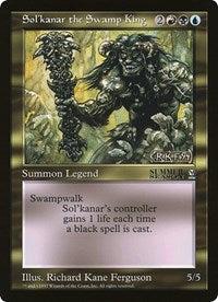 Sol'kanar the Swamp King (Oversized) [Oversize Cards] | Tabernacle Games