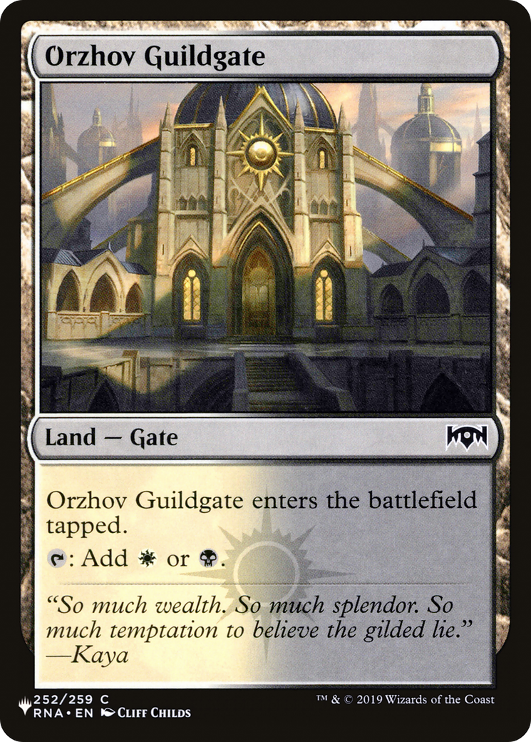 Orzhov Guildgate [The List] | Tabernacle Games