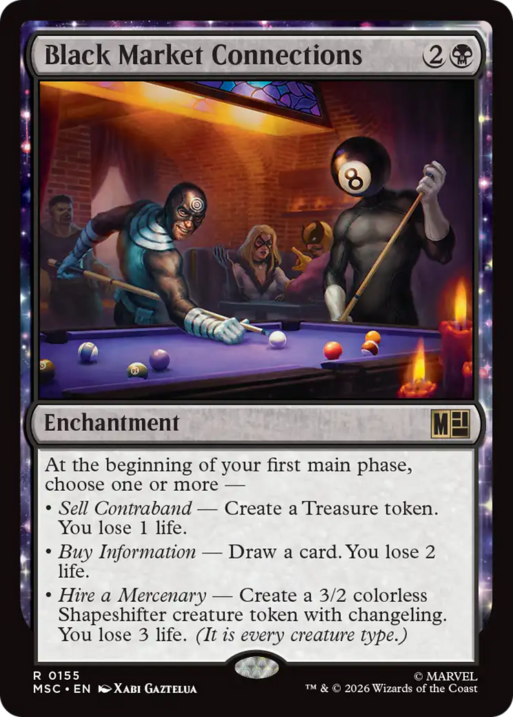 Black Market Connections [Marvel Super Heroes Commander] | Tabernacle Games