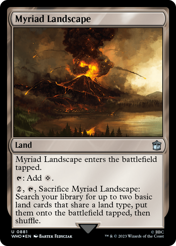Myriad Landscape (Surge Foil) [Doctor Who] | Tabernacle Games