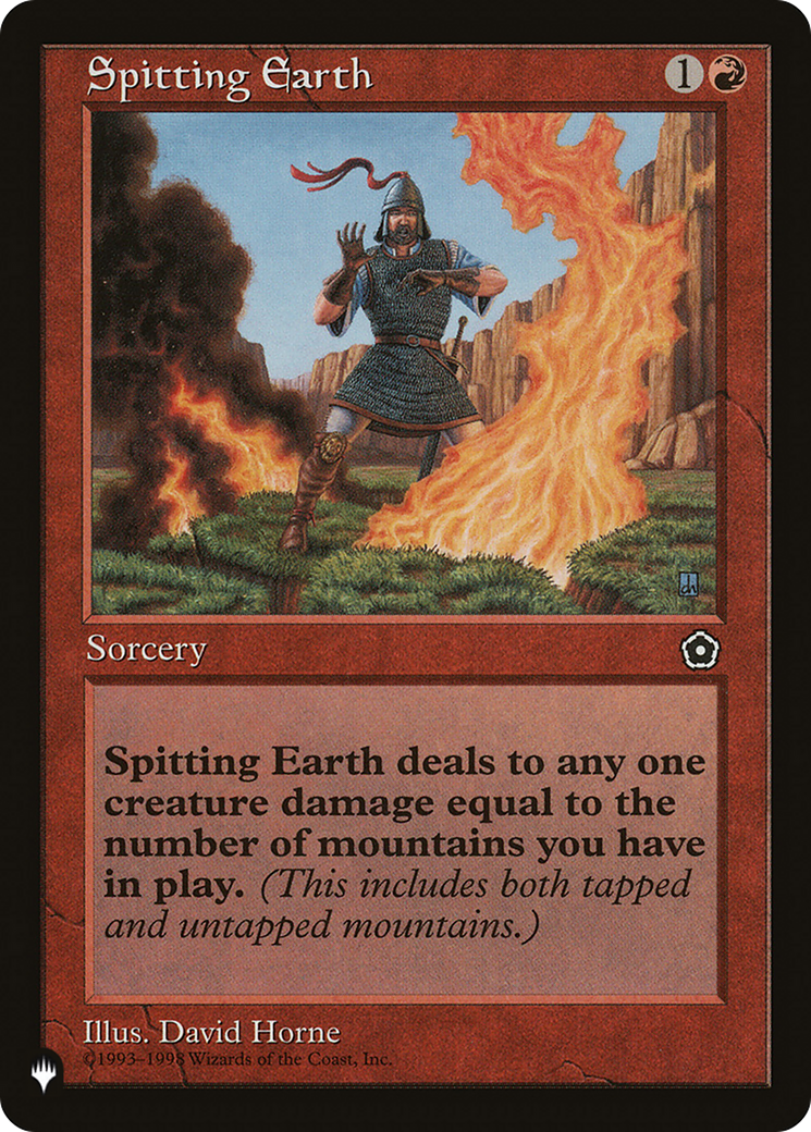 Spitting Earth [The List Reprints] | Tabernacle Games