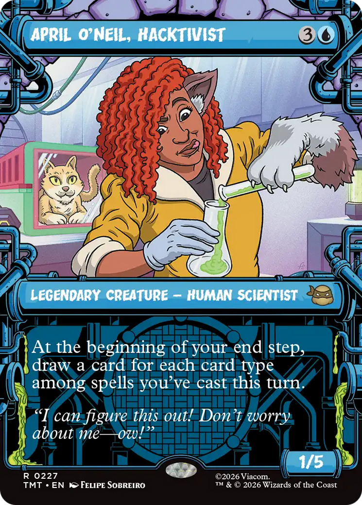 April O'Neil, Hacktivist (0227) (Showcase) [Teenage Mutant Ninja Turtles] | Tabernacle Games