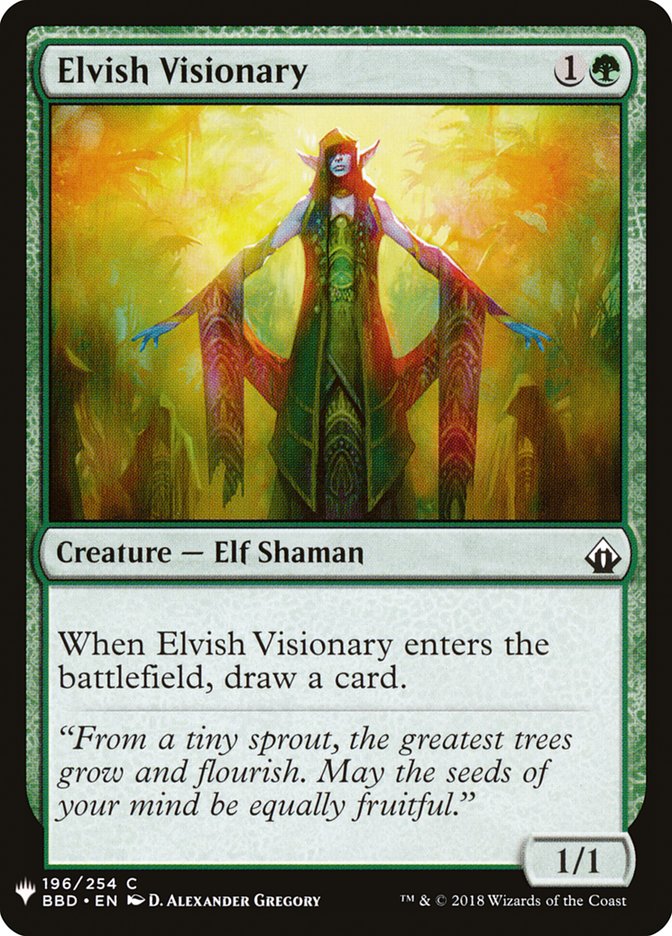 Elvish Visionary [Mystery Booster] | Tabernacle Games