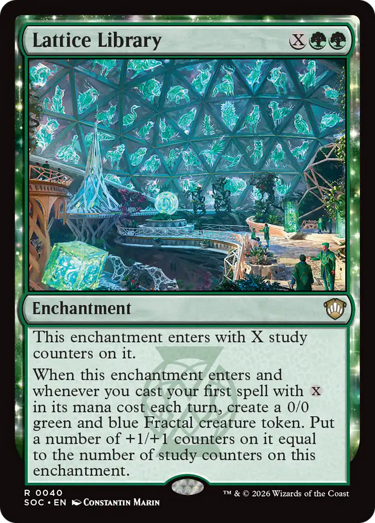 Lattice Library [Secrets of Strixhaven Commander] | Tabernacle Games