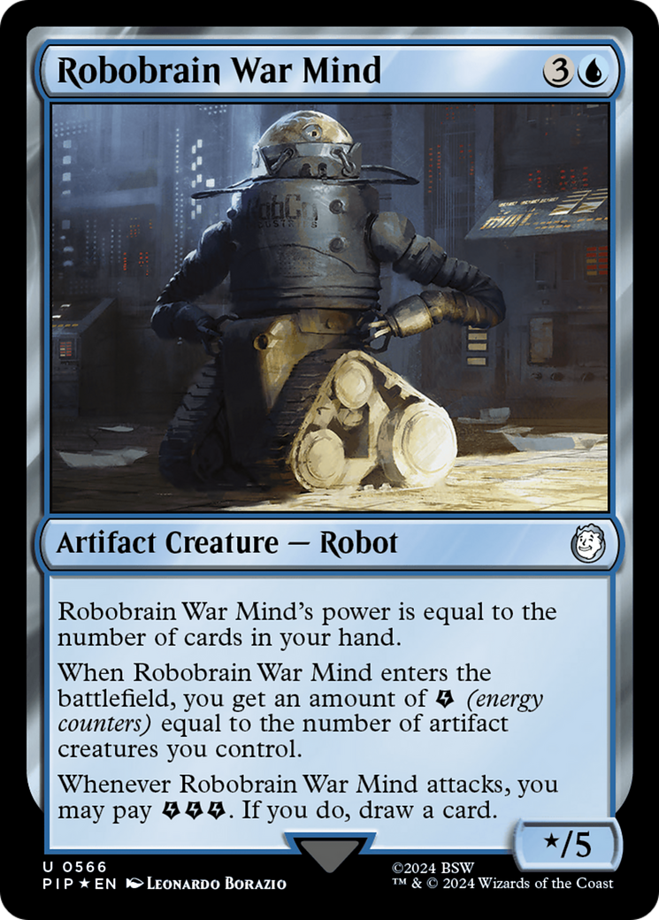Robobrain War Mind (Surge Foil) [Fallout] | Tabernacle Games