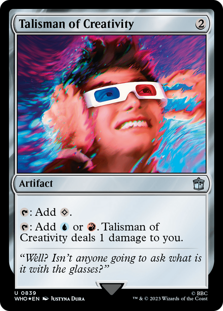 Talisman of Creativity (Surge Foil) [Doctor Who] | Tabernacle Games