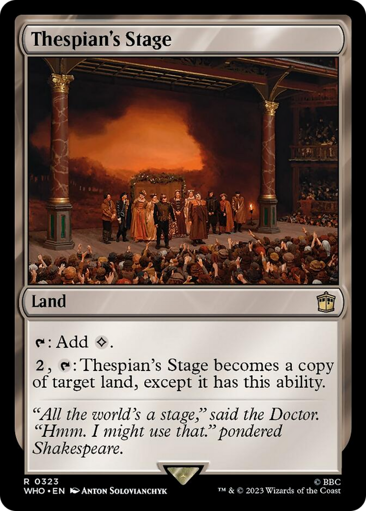 Thespian's Stage [Doctor Who] | Tabernacle Games
