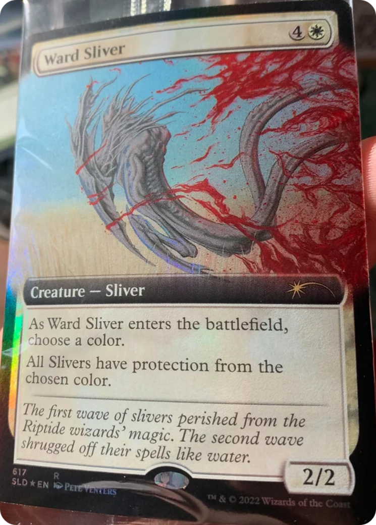 Ward Sliver (Extended Art) [Secret Lair Drop Promos] | Tabernacle Games