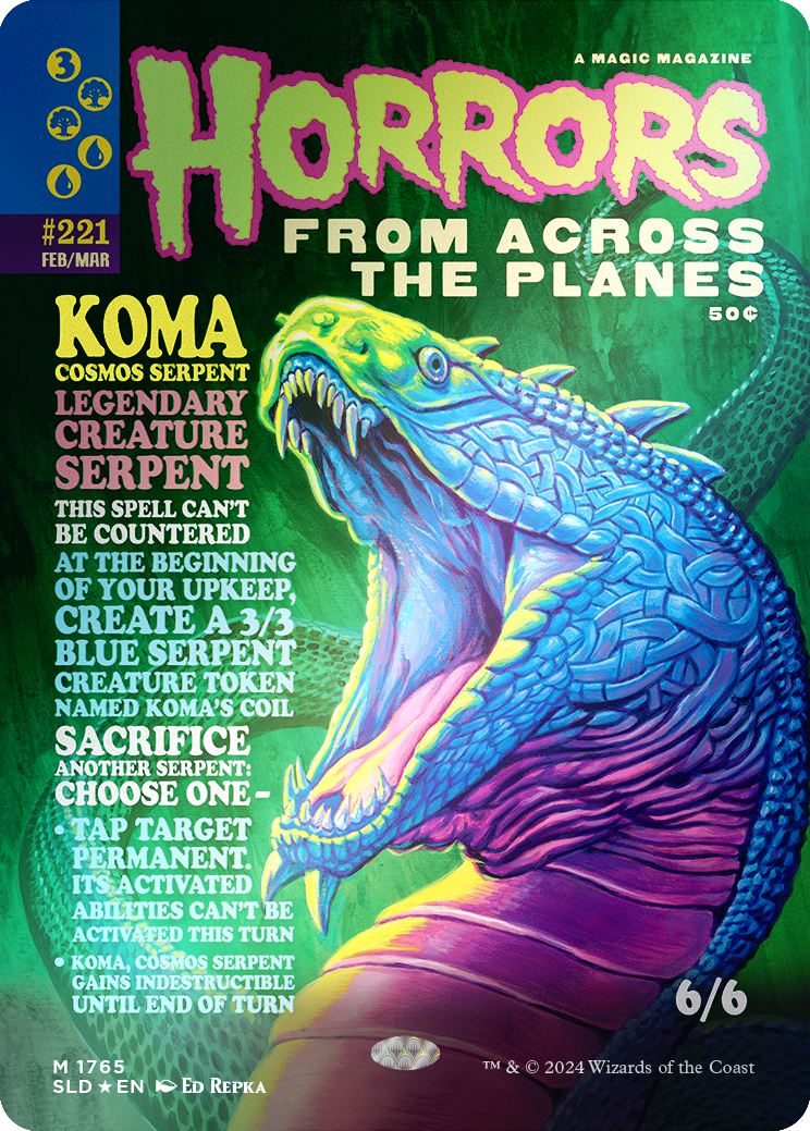 Koma, Cosmos Serpent (Rainbow Foil) [Secret Lair Drop Series] | Tabernacle Games