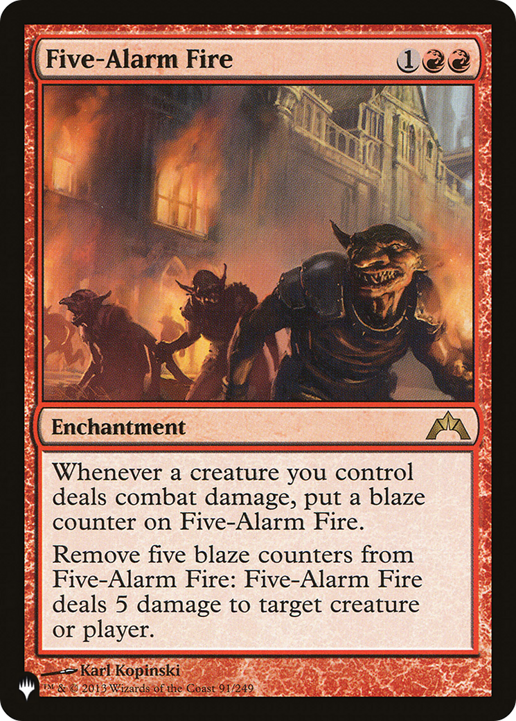 Five-Alarm Fire [The List] | Tabernacle Games