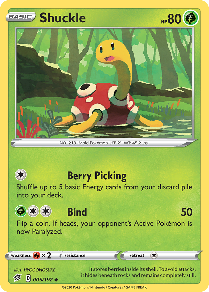 Shuckle (005/192) [Sword & Shield: Rebel Clash] | Tabernacle Games