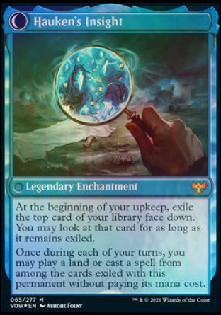 Jacob Hauken, Inspector // Hauken's Insight [Innistrad: Crimson Vow Prerelease Promos] | Tabernacle Games
