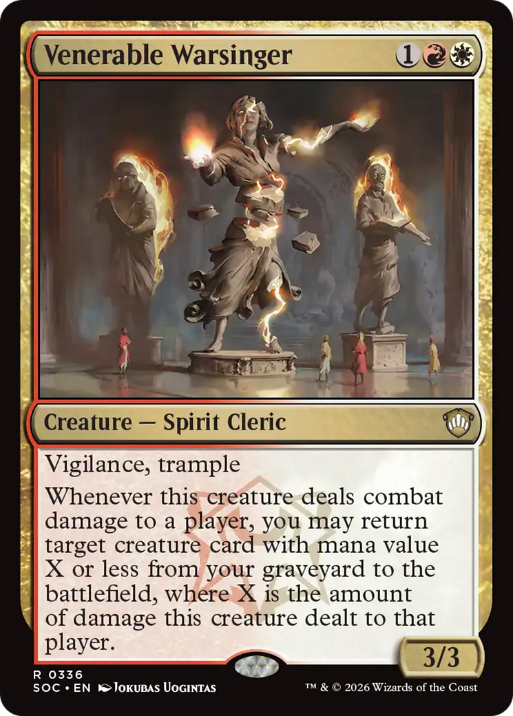 Venerable Warsinger [Secrets of Strixhaven Commander] | Tabernacle Games