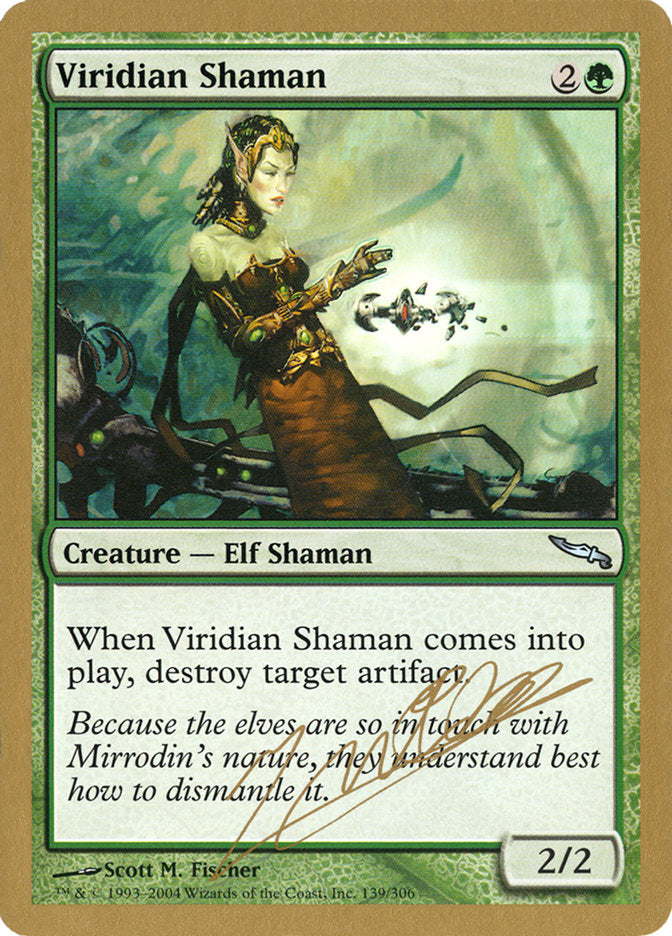 Viridian Shaman (Julien Nuijten) [World Championship Decks 2004] | Tabernacle Games