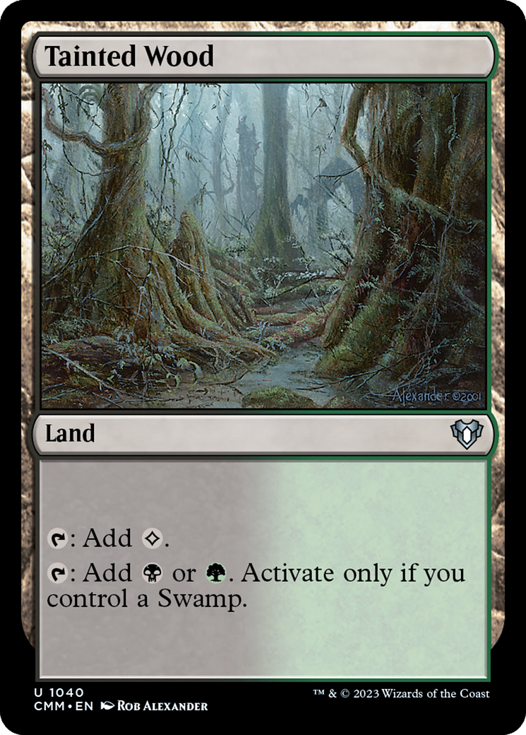Tainted Wood [Commander Masters] | Tabernacle Games