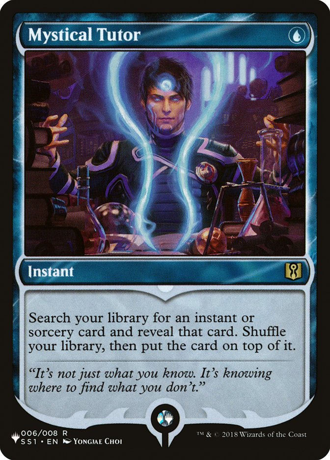 Mystical Tutor [The List] | Tabernacle Games