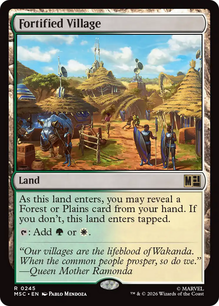 Fortified Village [Marvel Super Heroes Commander] | Tabernacle Games
