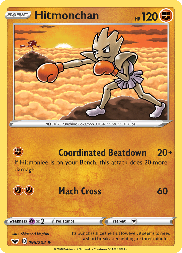 Hitmonchan (095/202) [Sword & Shield: Base Set] | Tabernacle Games