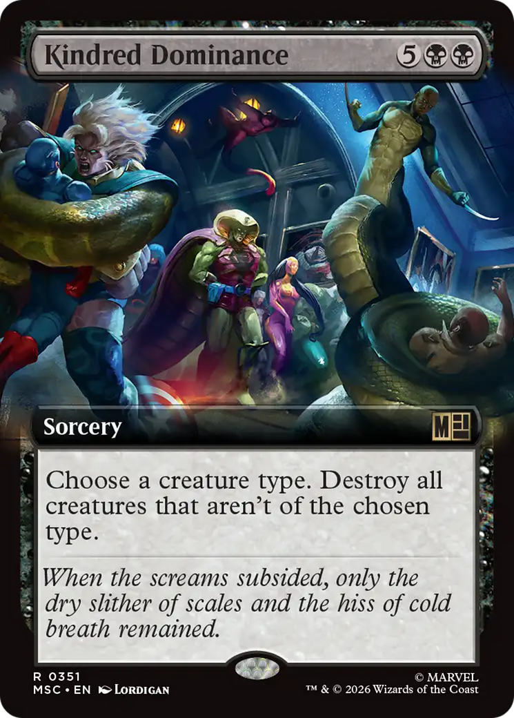 Kindred Dominance (Extended Art) [Marvel Super Heroes Commander] | Tabernacle Games