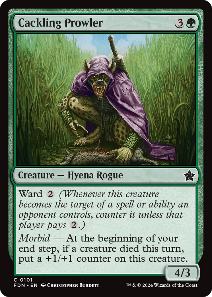 Cackling Prowler [Foundations] | Tabernacle Games
