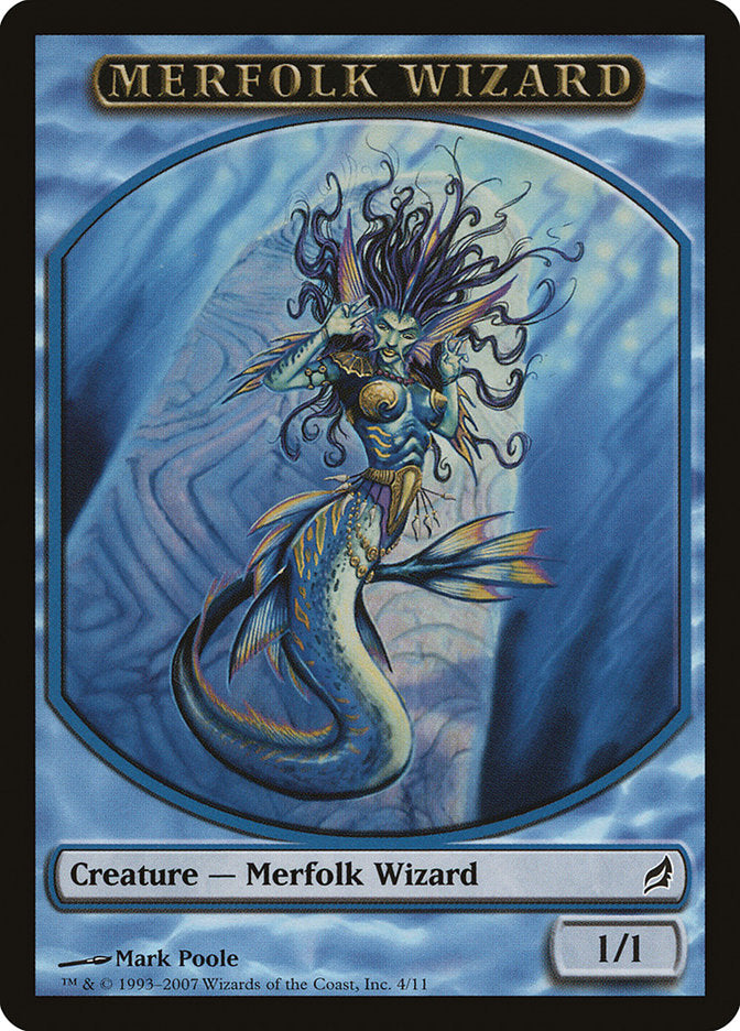 Merfolk Wizard Token [Lorwyn Tokens] | Tabernacle Games