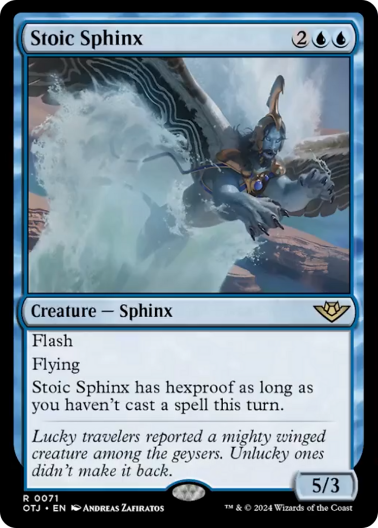 Stoic Sphinx [Outlaws of Thunder Junction] | Tabernacle Games