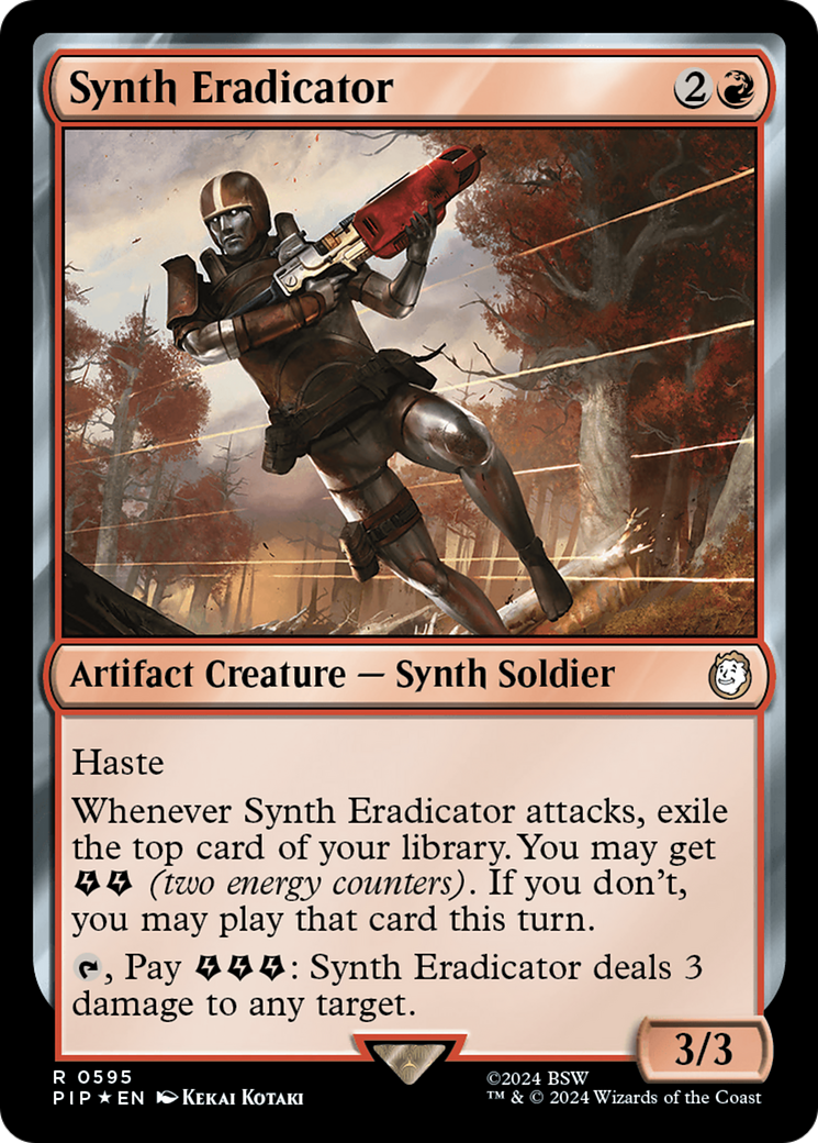 Synth Eradicator (Surge Foil) [Fallout] | Tabernacle Games