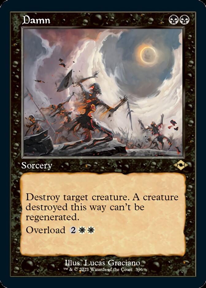Damn (Retro Foil Etched) [Modern Horizons 2] | Tabernacle Games