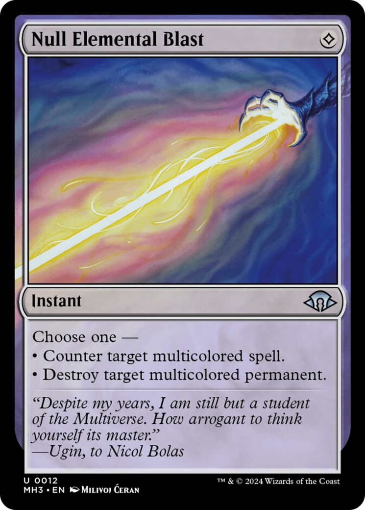 Null Elemental Blast [Modern Horizons 3] | Tabernacle Games