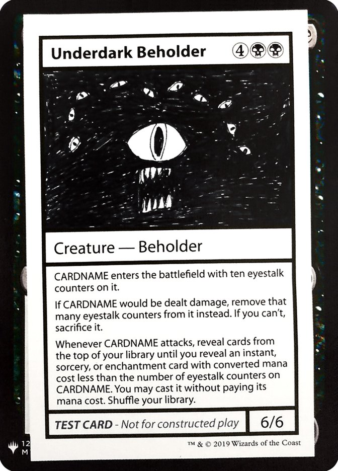 Underdark Beholder [Mystery Booster Playtest Cards] | Tabernacle Games