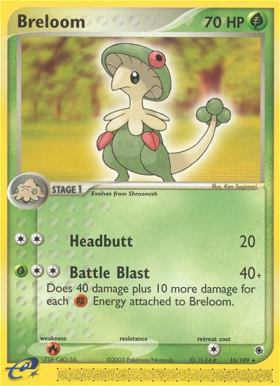 Breloom (16/109) [EX: Ruby & Sapphire] | Tabernacle Games