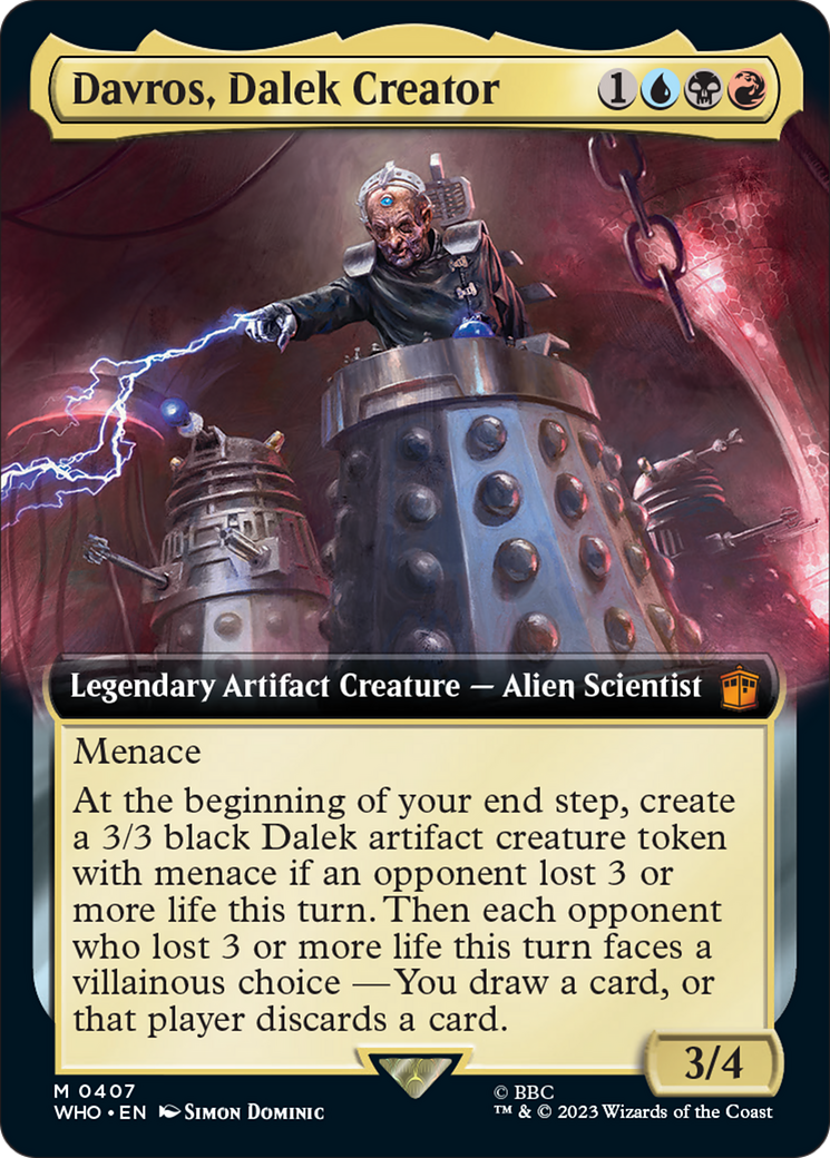 Davros, Dalek Creator (Extended Art) [Doctor Who] | Tabernacle Games