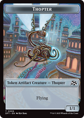 Servo // Thopter (0009) Double-Sided Token [Aetherdrift Tokens] | Tabernacle Games