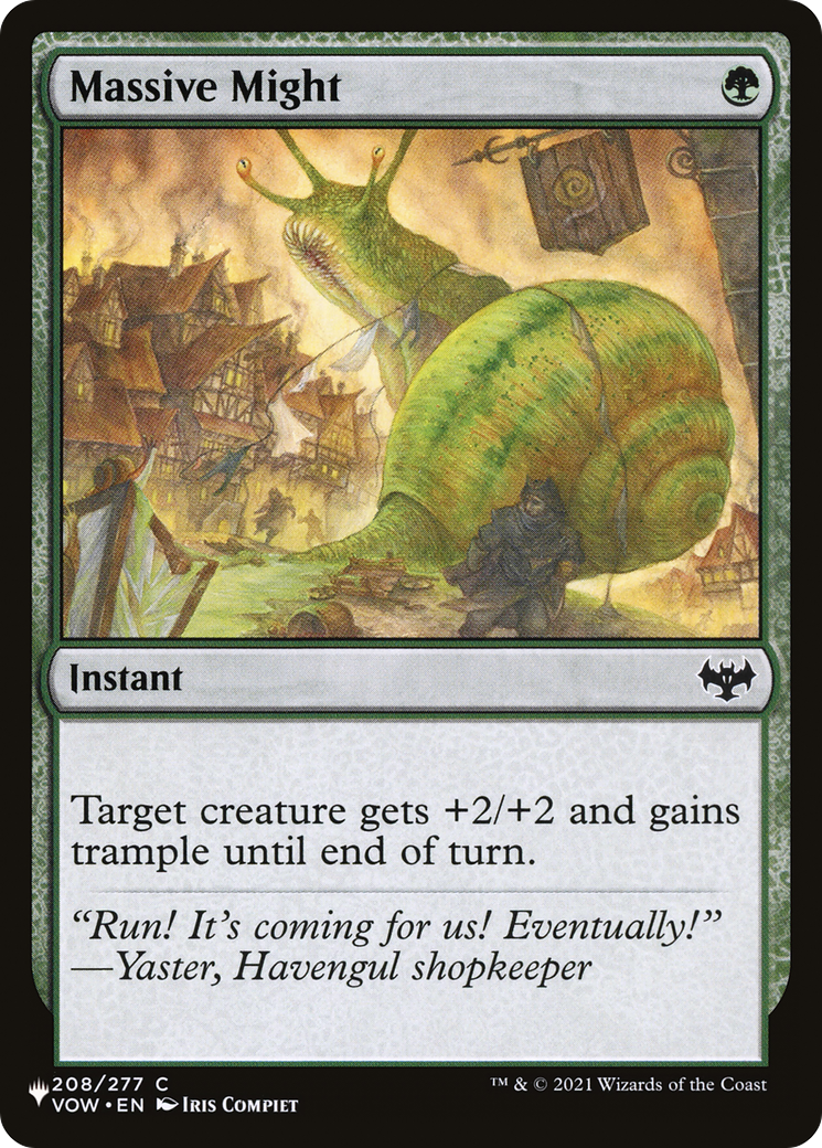 Massive Might [The List] | Tabernacle Games