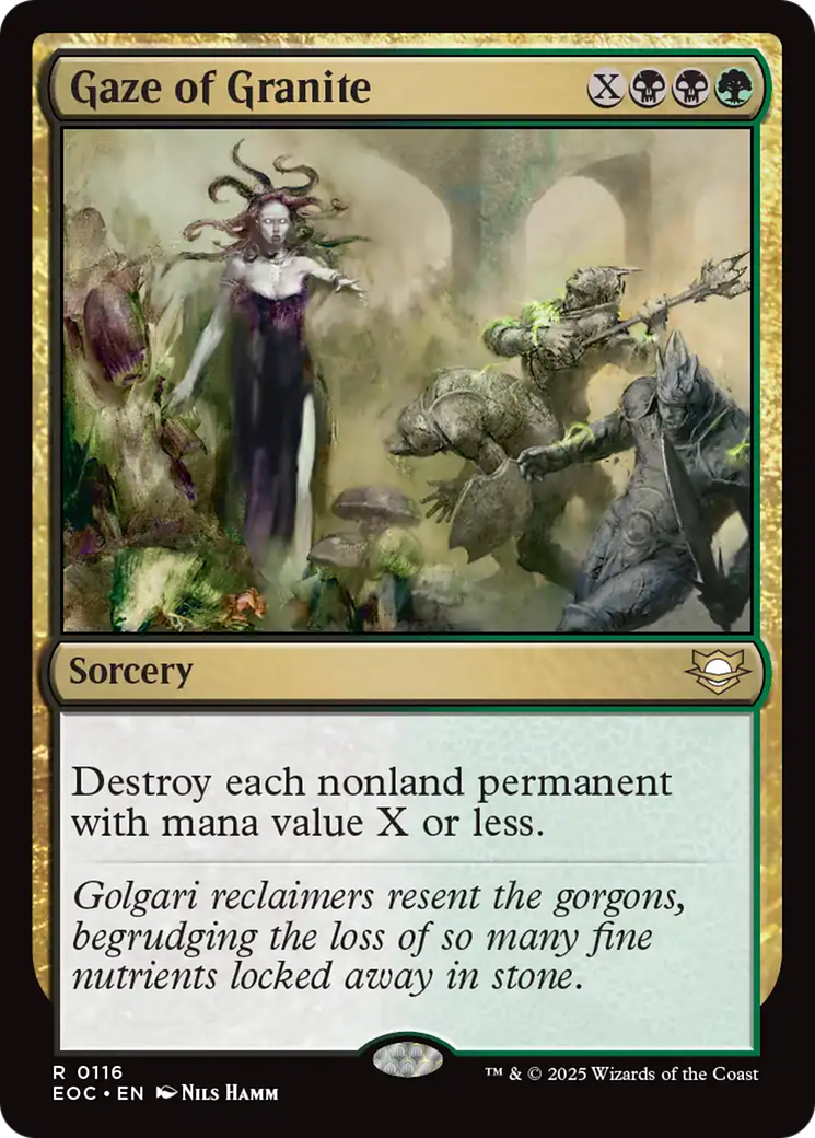 Gaze of Granite [Edge of Eternities Commander] | Tabernacle Games