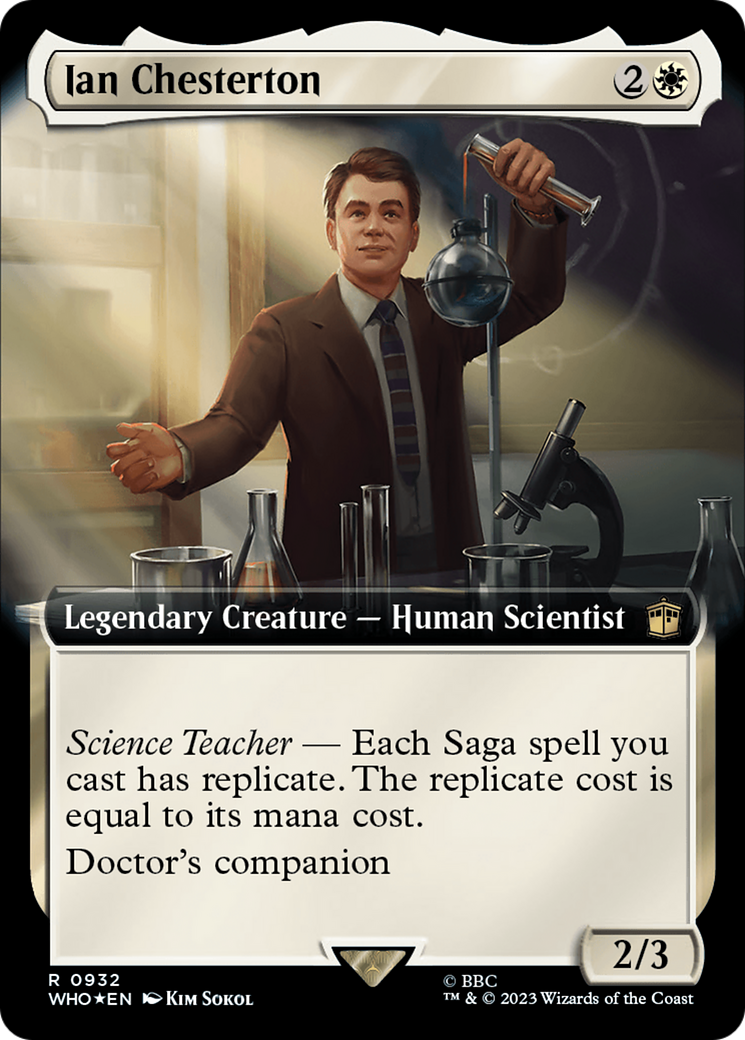 Ian Chesterton (Extended Art) (Surge Foil) [Doctor Who] | Tabernacle Games