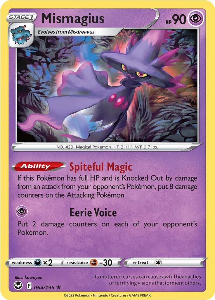 Mismagius (064/195) [Sword & Shield: Silver Tempest] | Tabernacle Games