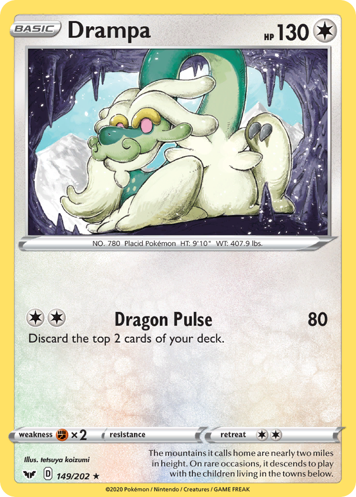 Drampa (149/202) [Sword & Shield: Base Set] | Tabernacle Games