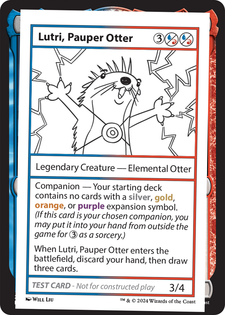 Lutri, Pauper Otter [Mystery Booster 2 Playtest Cards] | Tabernacle Games