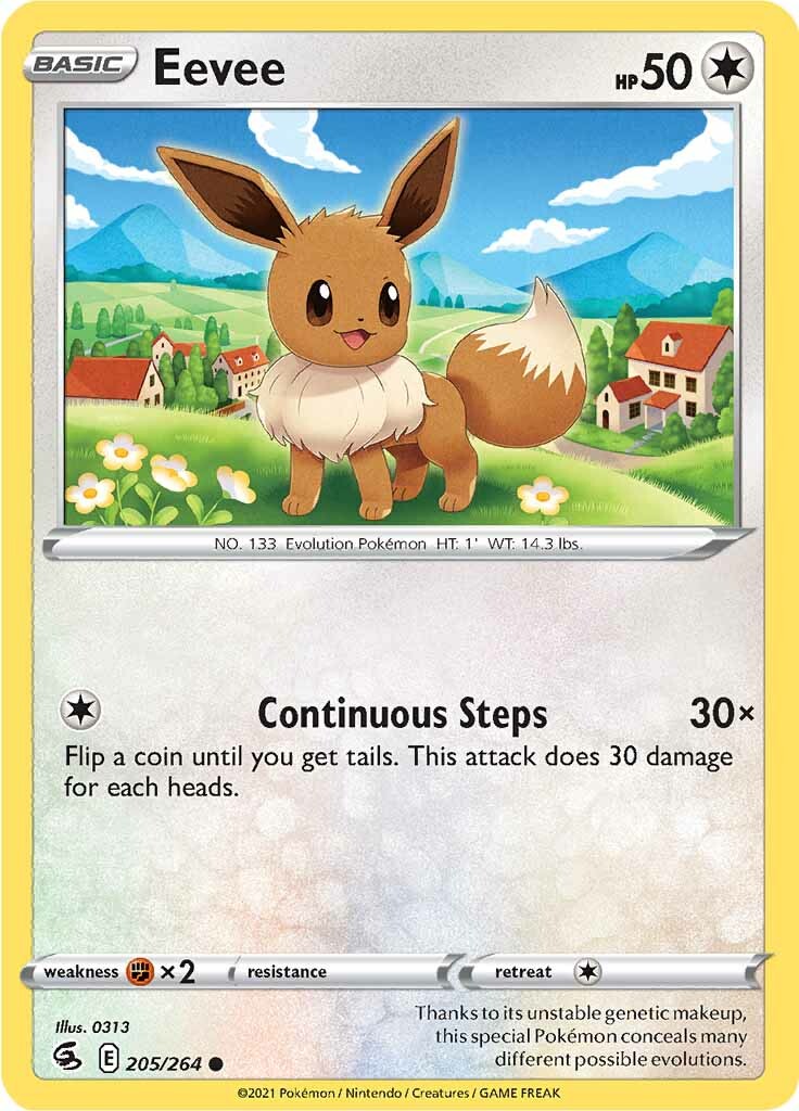 Eevee (205/264) [Sword & Shield: Fusion Strike] | Tabernacle Games