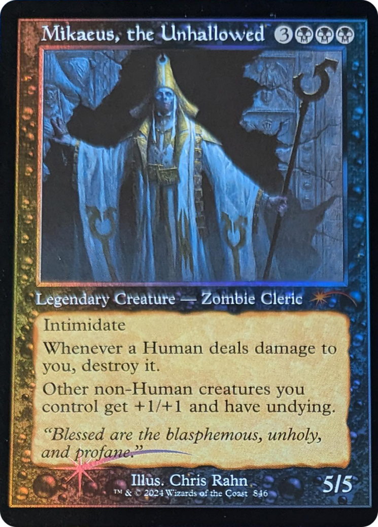 Mikaeus, the Unhallowed (Retro Frame) [Secret Lair Drop Series] | Tabernacle Games