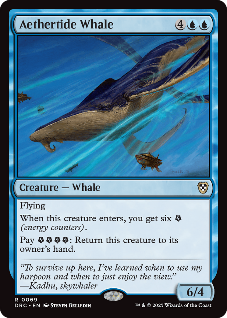 Aethertide Whale [Aetherdrift Commander] | Tabernacle Games