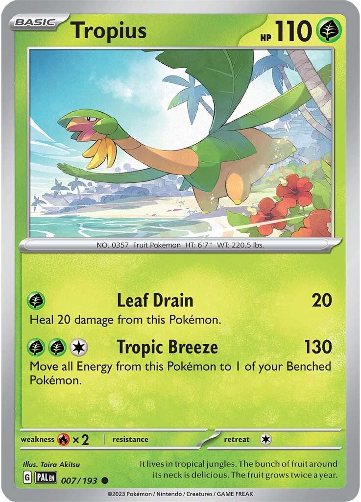 Tropius (007/193) [Scarlet & Violet: Paldea Evolved] | Tabernacle Games