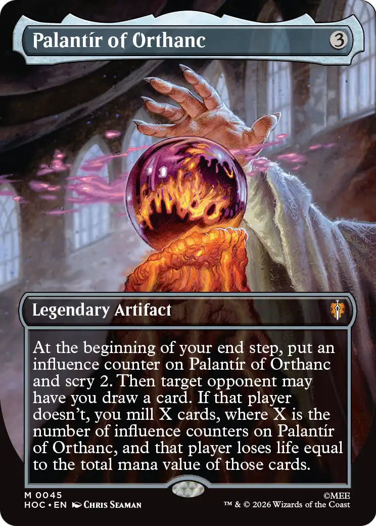 Palantir of Orthanc (Borderless) [The Hobbit: Eternal-Legal] | Tabernacle Games