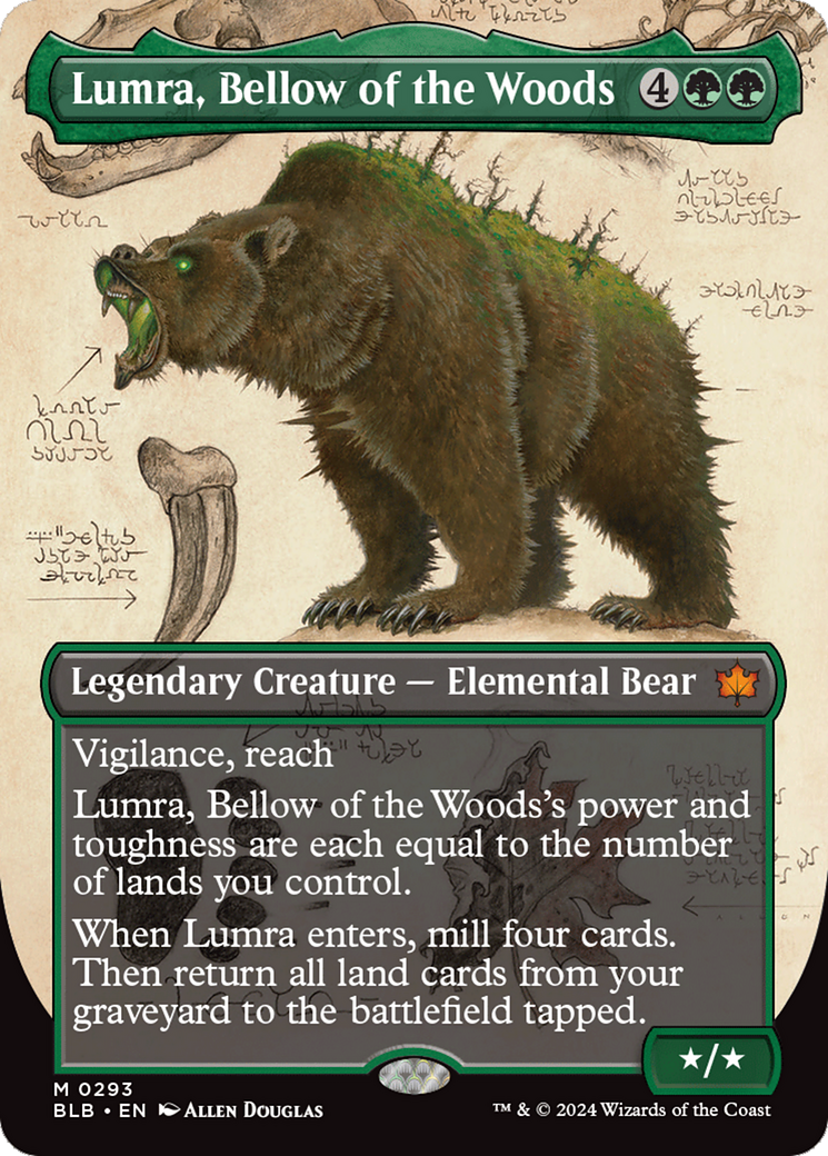 Lumra, Bellow of the Woods (Borderless) (0293) [Bloomburrow] | Tabernacle Games