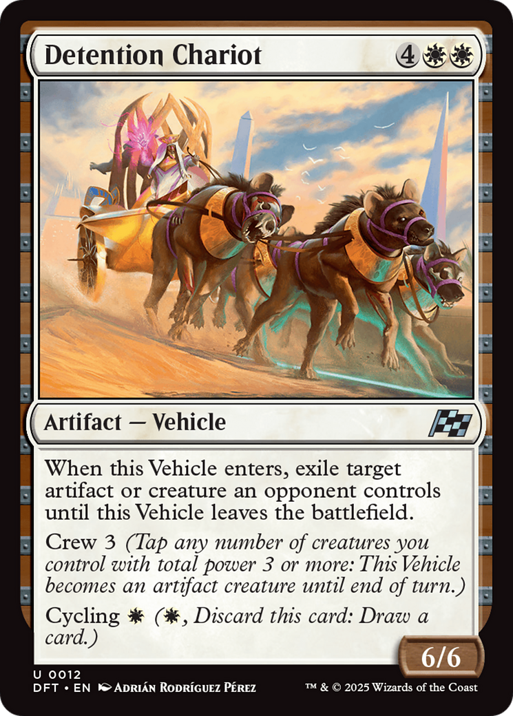 Detention Chariot [Aetherdrift] | Tabernacle Games