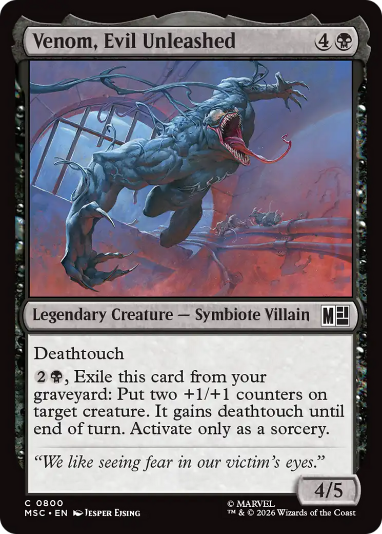 Venom, Evil Unleashed [Marvel Super Heroes Commander] | Tabernacle Games